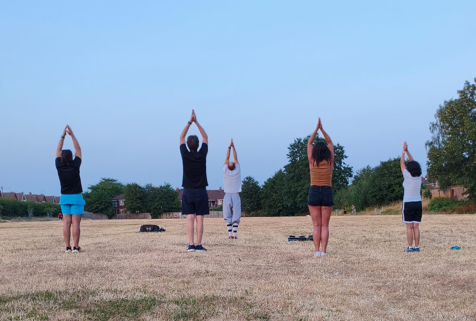 Qi Gong Practice in the park